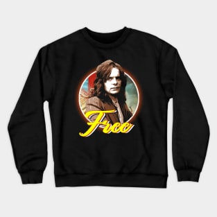 Molten Melodies Frees Band Tees, Melt Into the Lyrical Heat of Timeless Rock Crewneck Sweatshirt